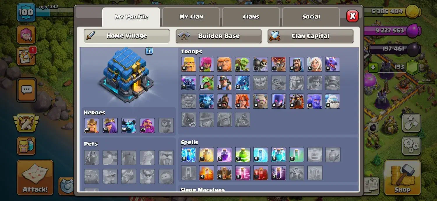 اکانت کلش آف کلنز|کنسول، بازی ویدئویی و آنلاین|قرچک, مهدیه|دیوار