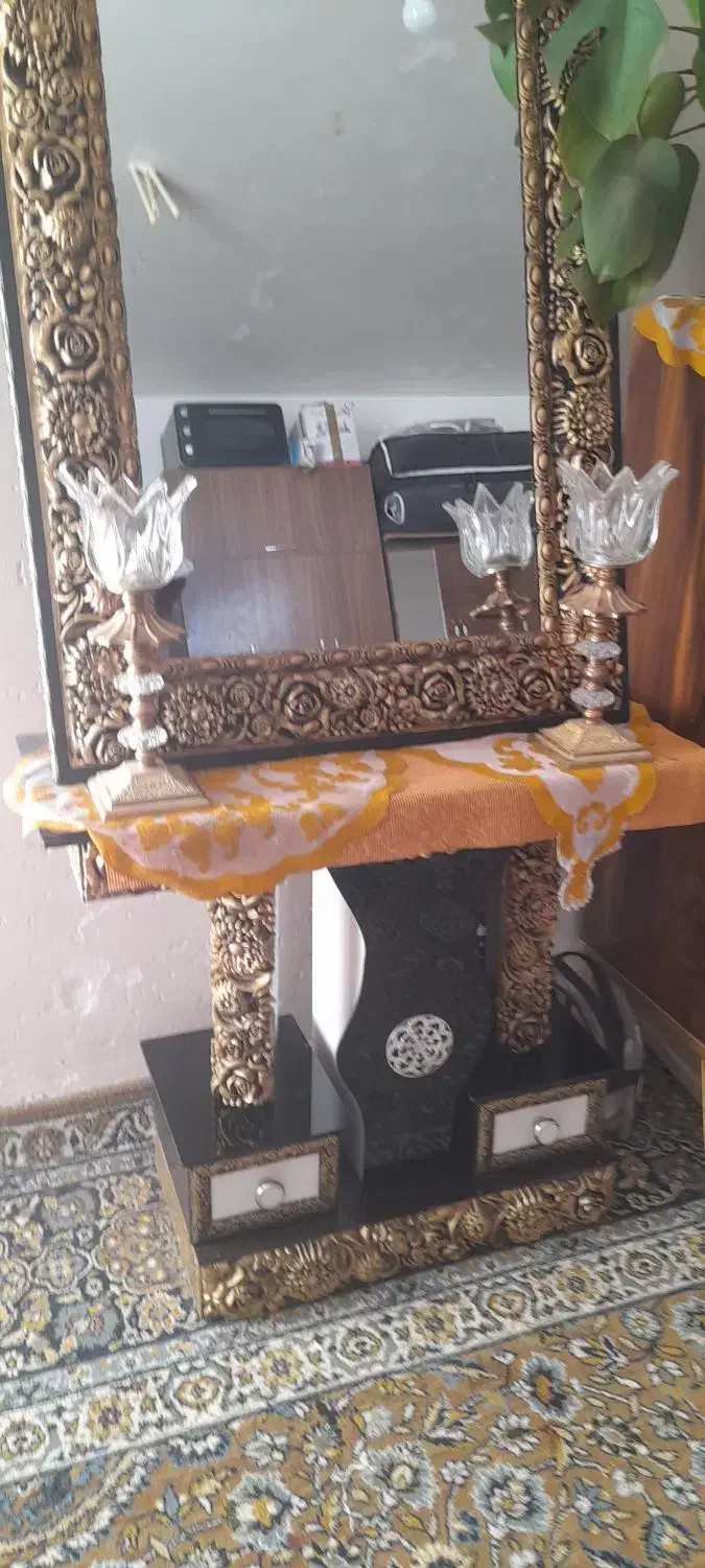 اینه وشمعدان|آینه|کرمان, |دیوار