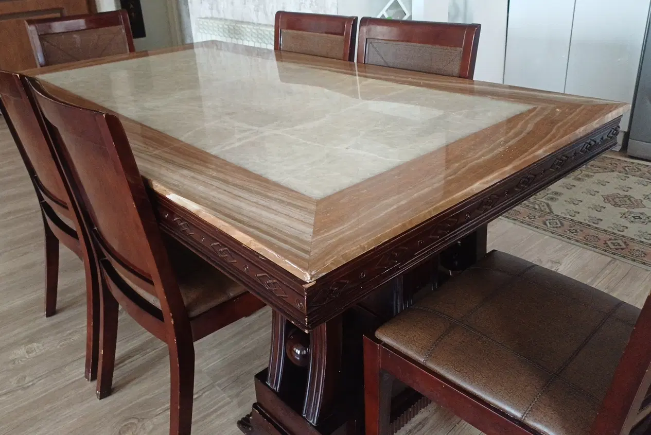 میز ناهار خوری ۶ نفره|میز و صندلی غذاخوری|تهران, الهیه|دیوار