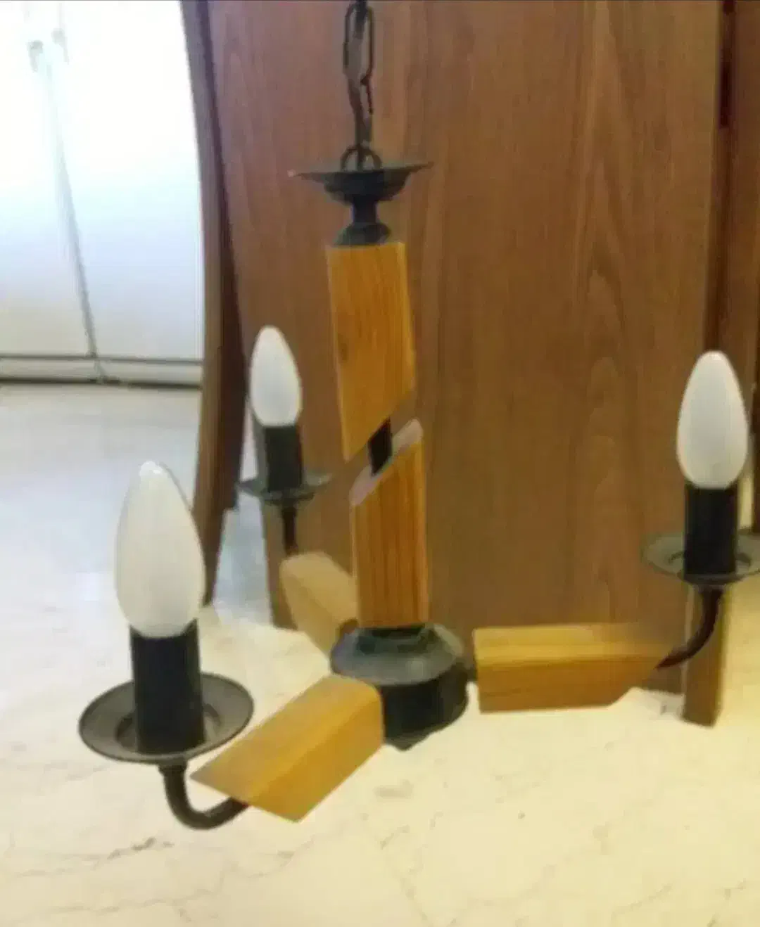 لوستر ۳شعله|لوستر و چراغ آویز|تهران, خواجه نصیر طوسی|دیوار