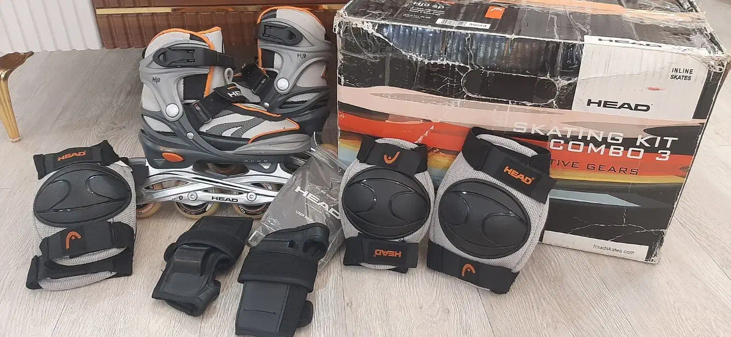 ست کامل اسکیت مناسب کودک و نوجوان|دوچرخه، اسکیت، اسکوتر|رشت, گلسار|دیوار