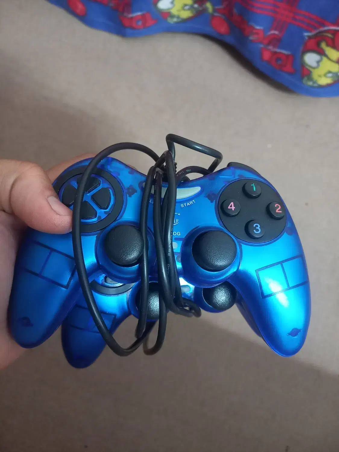 دسته کامپیوتر شوک دار|کنسول، بازی ویدئویی و آنلاین|مشکیندشت, |دیوار