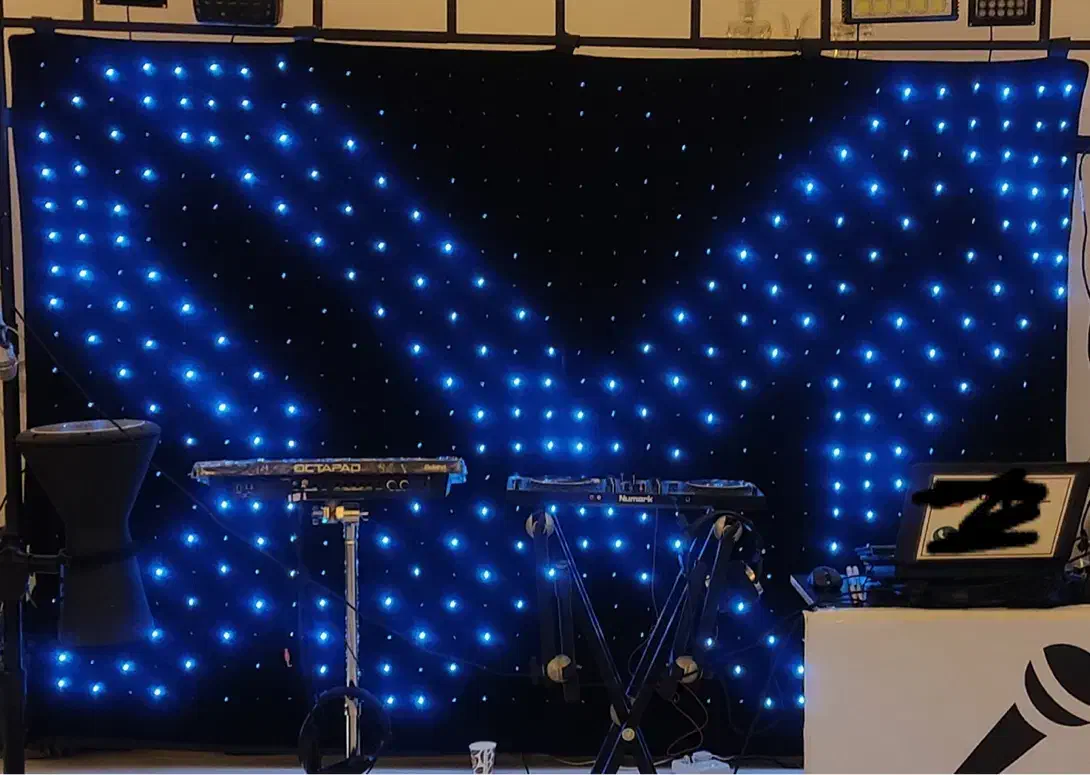 پرده ال ای دی LED یخی منظم|ریسه و چراغ تزئینی|کرج, شاهینویلا|دیوار