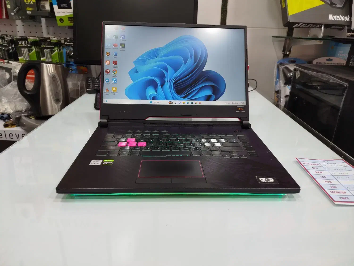 ایسوس گیمینگ راگ i7 شرایطی سه ماهه|رایانه همراه|نجفآباد, هفده شهریور|دیوار