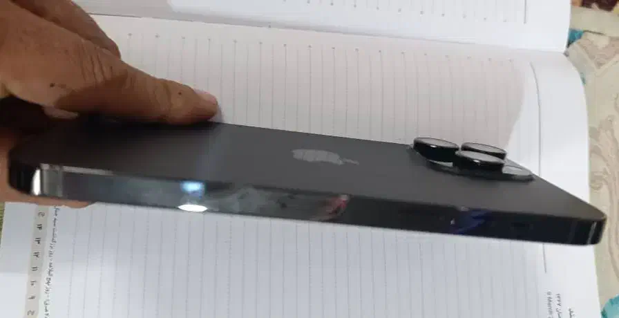 ایفون۱۴مشکی پرومکس۲۵۶پکmاصلیzaaریجستری|موبایل|لنگرود, |دیوار