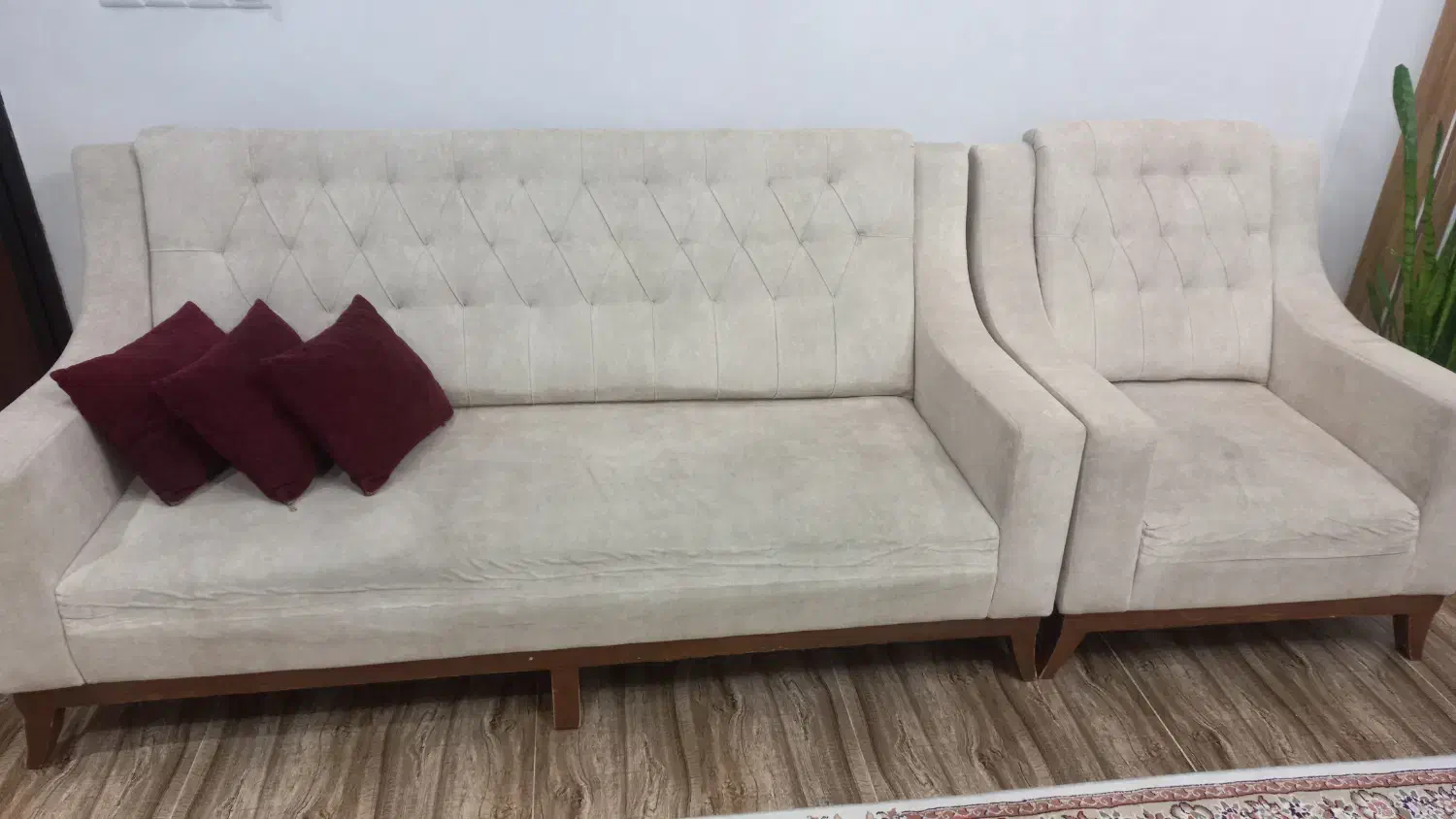 مبل دسته،دو|مبلمان خانگی و میز عسلی|رشت, دیانتی|دیوار