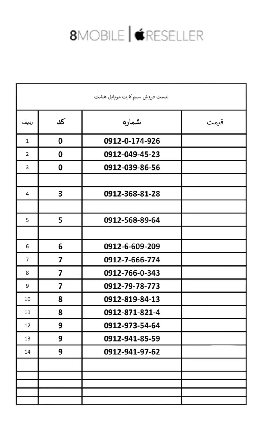فروش اقساطی سیمکارت 912 با کمترین پیش پرداخت|سیمکارت|کرج, گوهردشت|دیوار