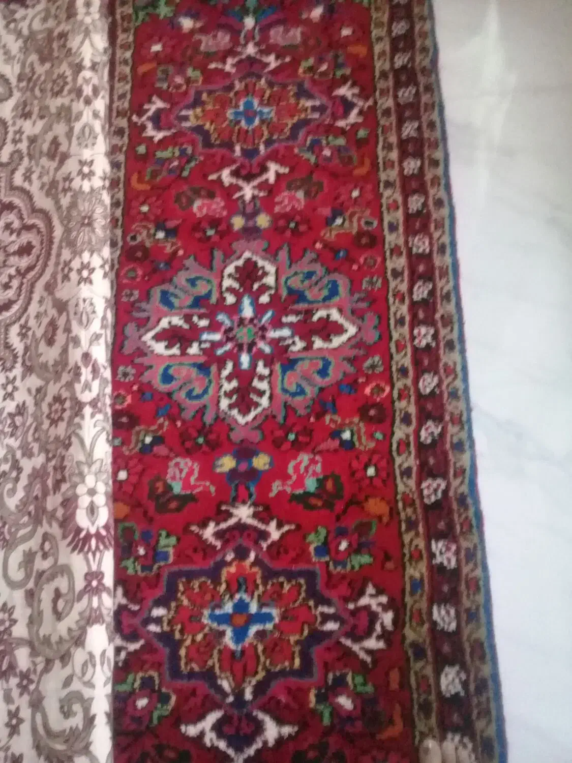 فرش دست بافت دومتری هریس|فرش|اهر, |دیوار