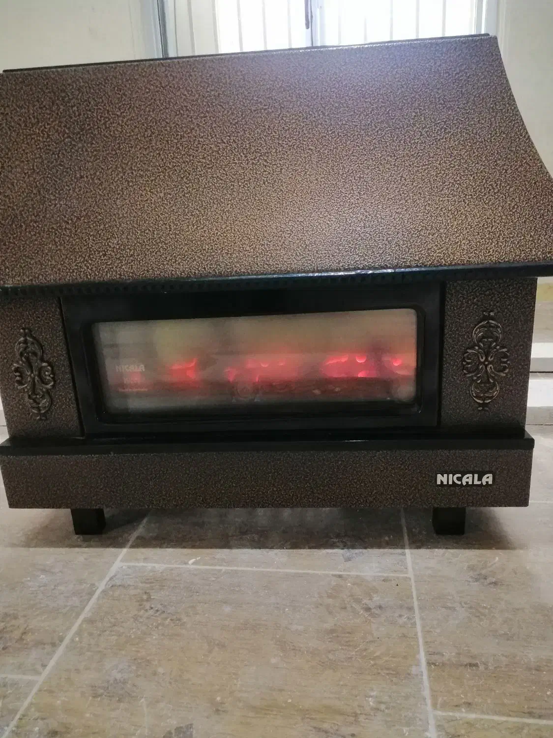 بخاری گازی شومینه ای|بخاری، هیتر، شومینه|رودسر, |دیوار