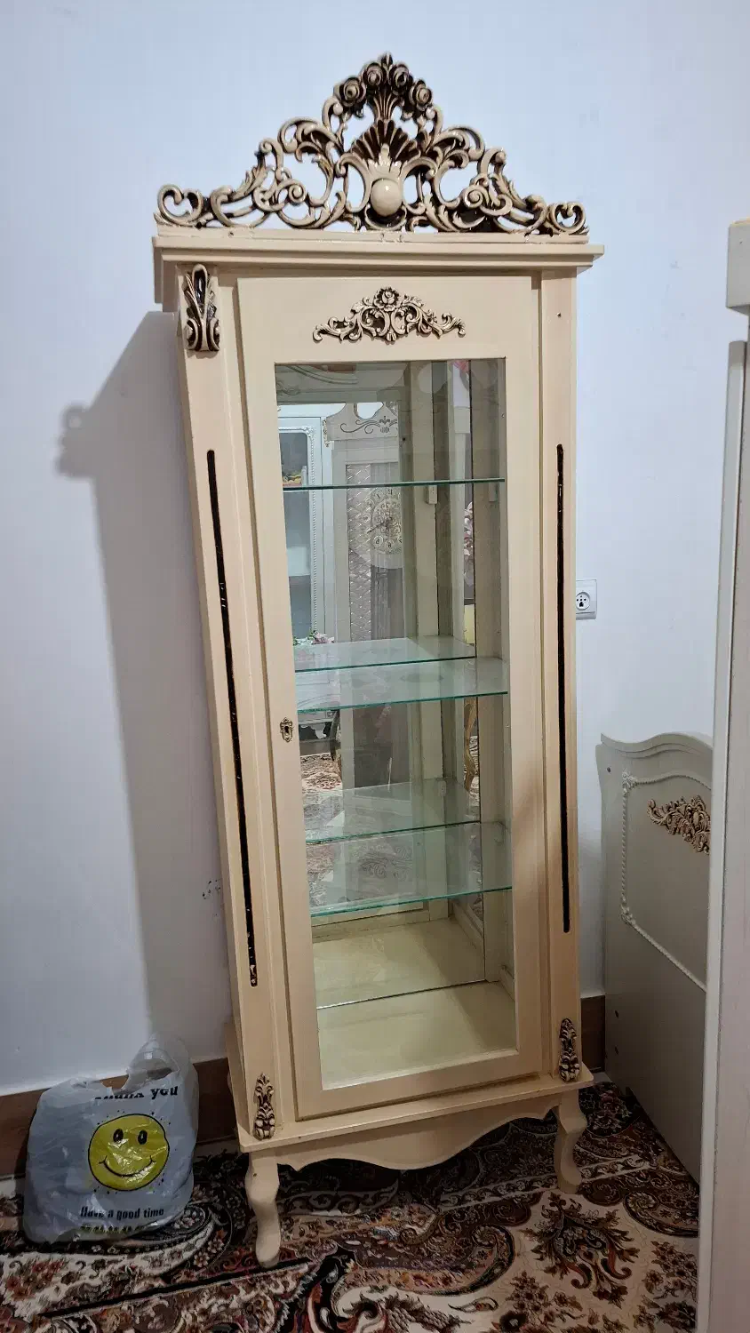 بوفه چوبی|بوفه، ویترین، کنسول|فلاورجان, |دیوار