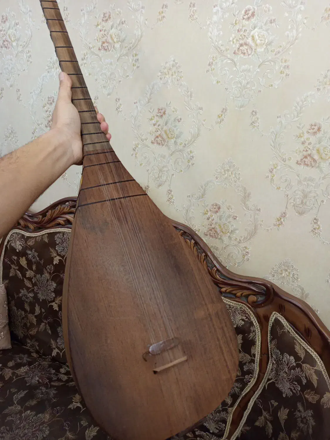 قوپوز ساز آذربایجان|سازهای سنتی|تبریز, |دیوار