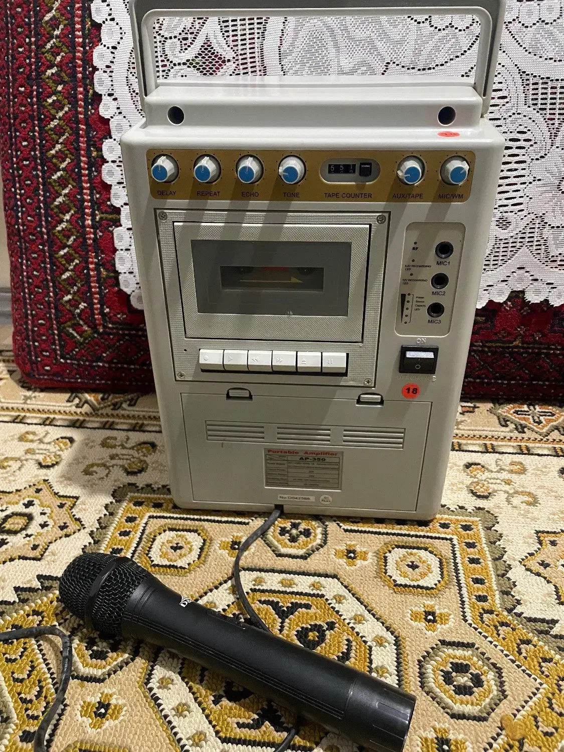 دستگاه اکو همرا با میکروفن بی سیم|پخش‌کننده همراه|لنگرود, |دیوار