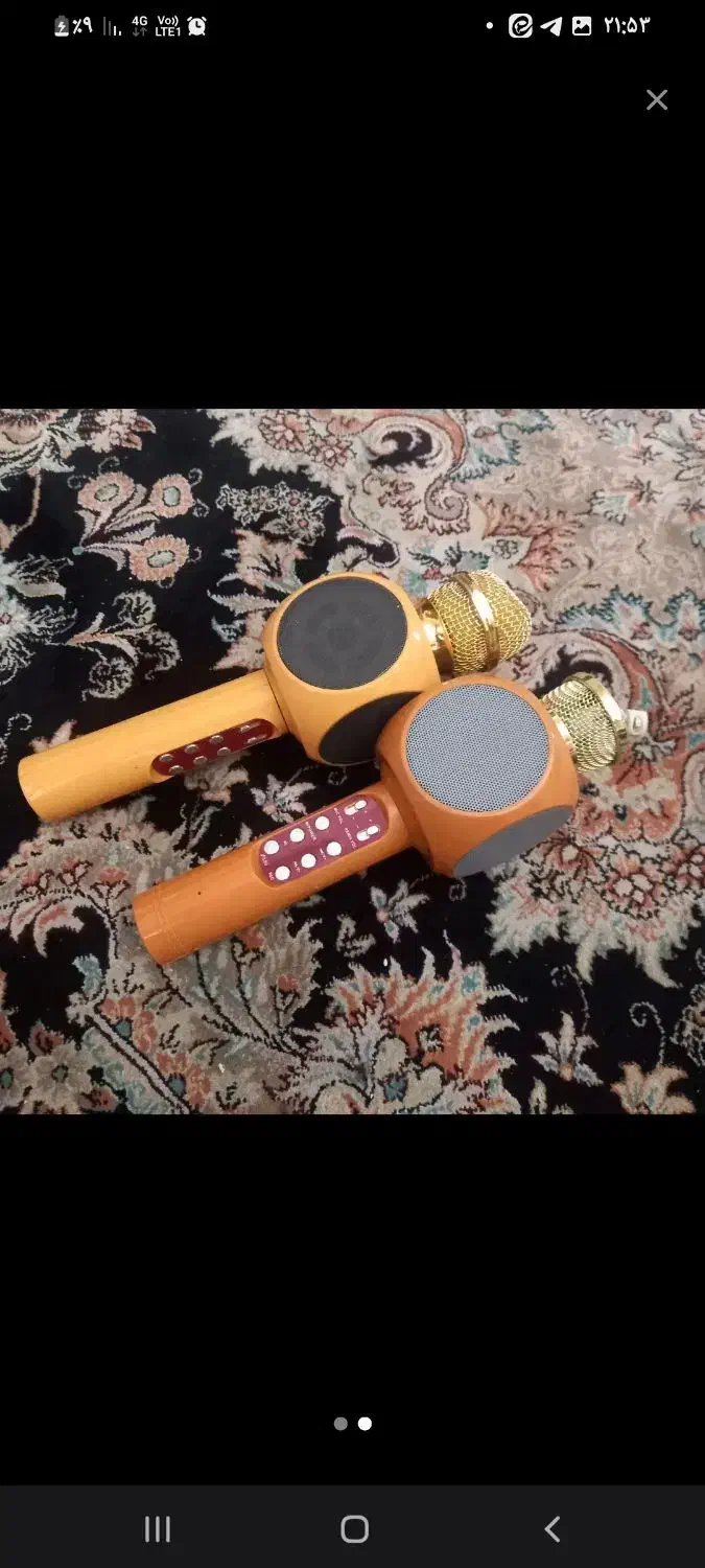 دو عدد میکروفون|اسباببازی|تهران, تهرانسر شمالی|دیوار