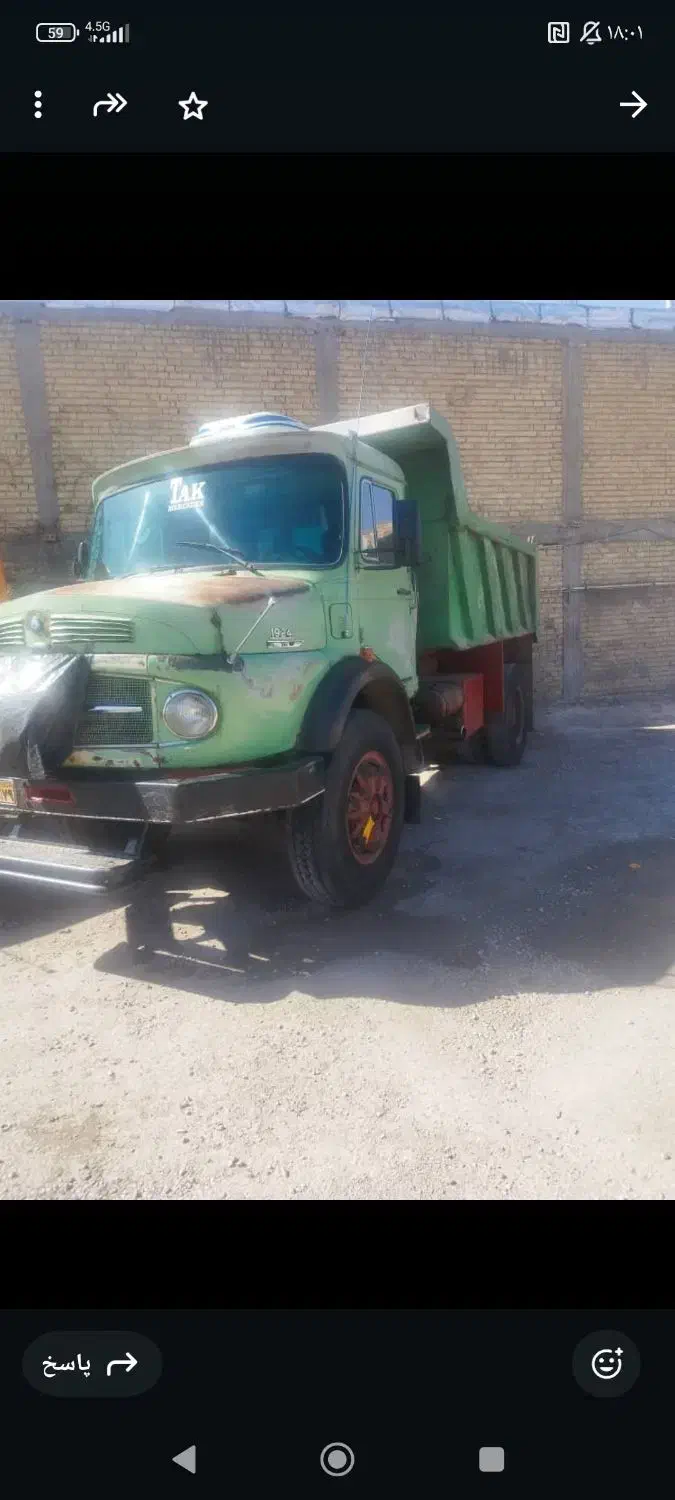 بنز تک‌کمپرسی مدل ۷۶|خودرو سنگین|سیرجان, |دیوار