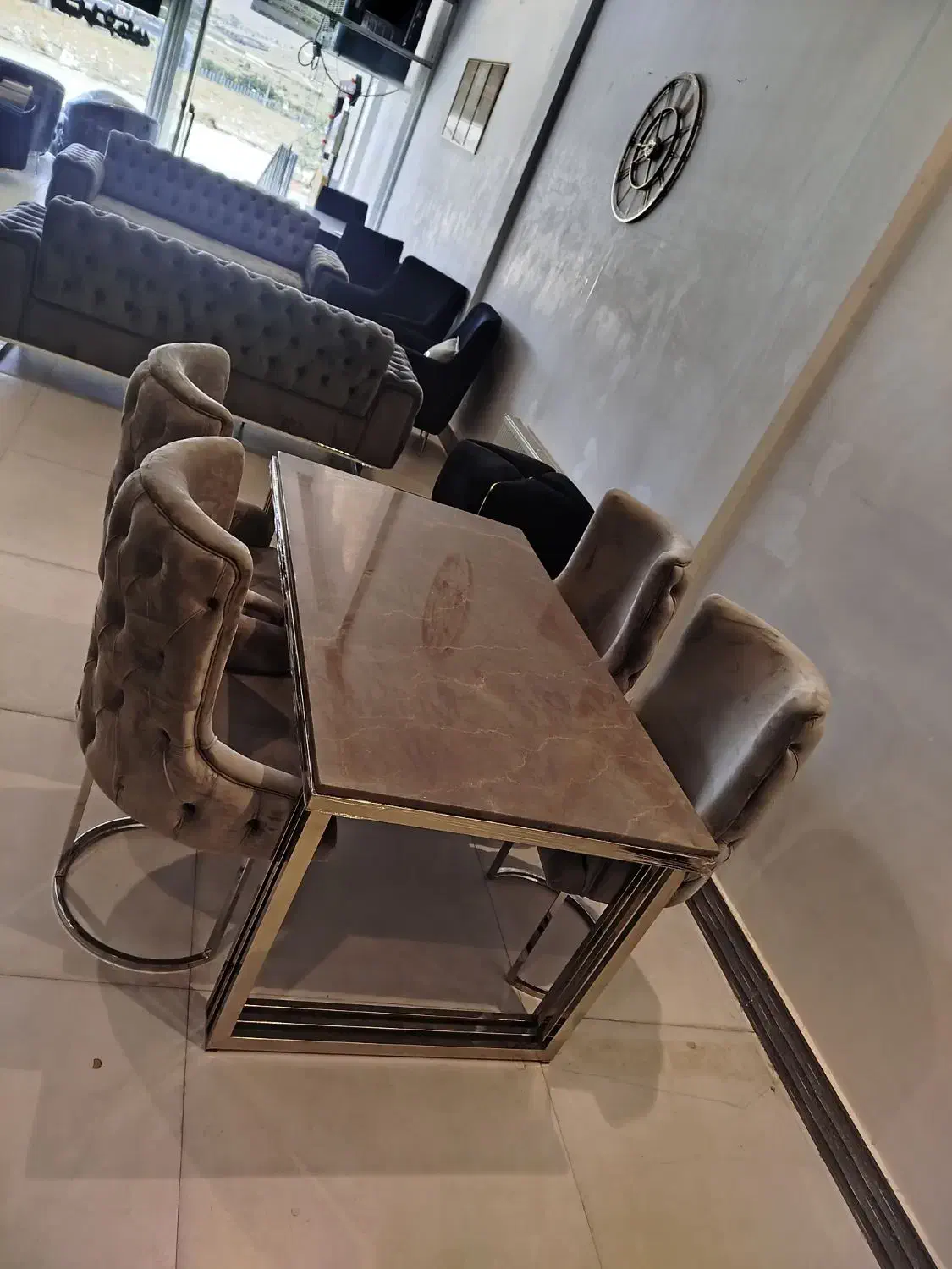 میز نهار خوری چستر میز نهار خوری استیل اقساطی|میز و صندلی غذاخوری|مشهد, وکیل‌آباد|دیوار