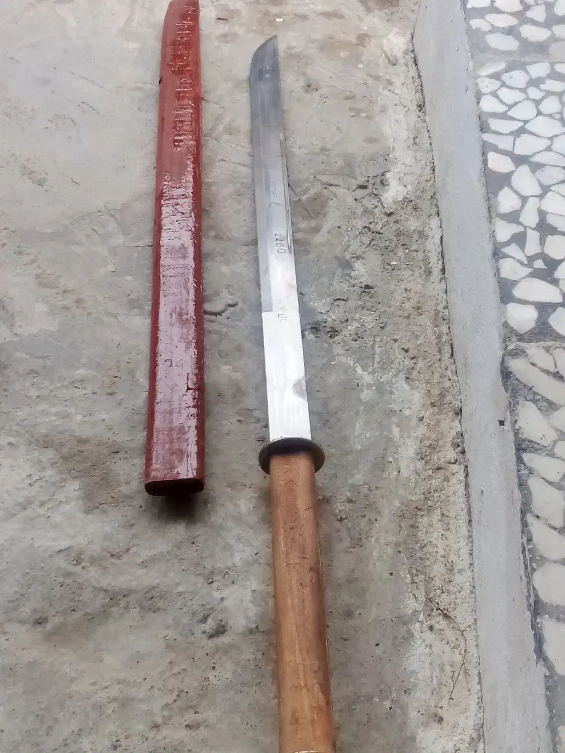 شمشیر سامورایی وشو|تجهیزات ورزشی|کلاچای, |دیوار