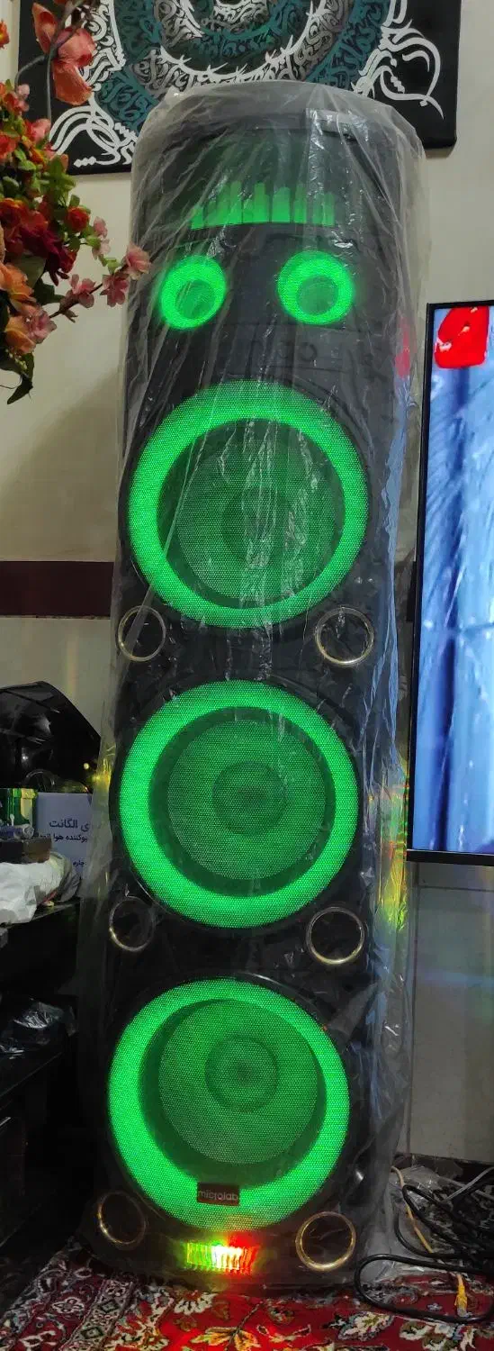 باند اسپیکر سه تیکه (microlab )|سیستم صوتی خانگی|خرمشهر, |دیوار