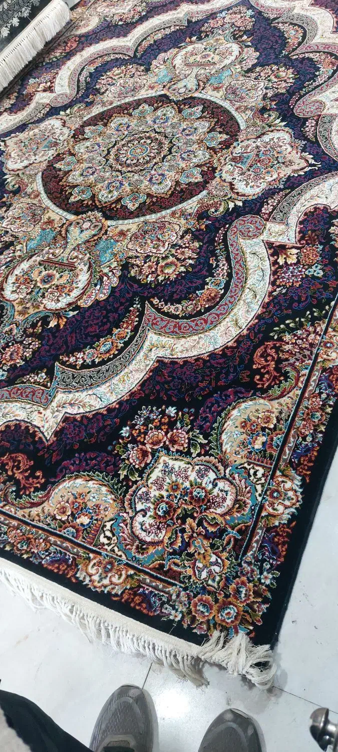 ۱ تخته فرش ۶متری اصل ۷۰۰ شانه تراکم ۲۵۵۰|فرش|نسیم‌شهر, |دیوار