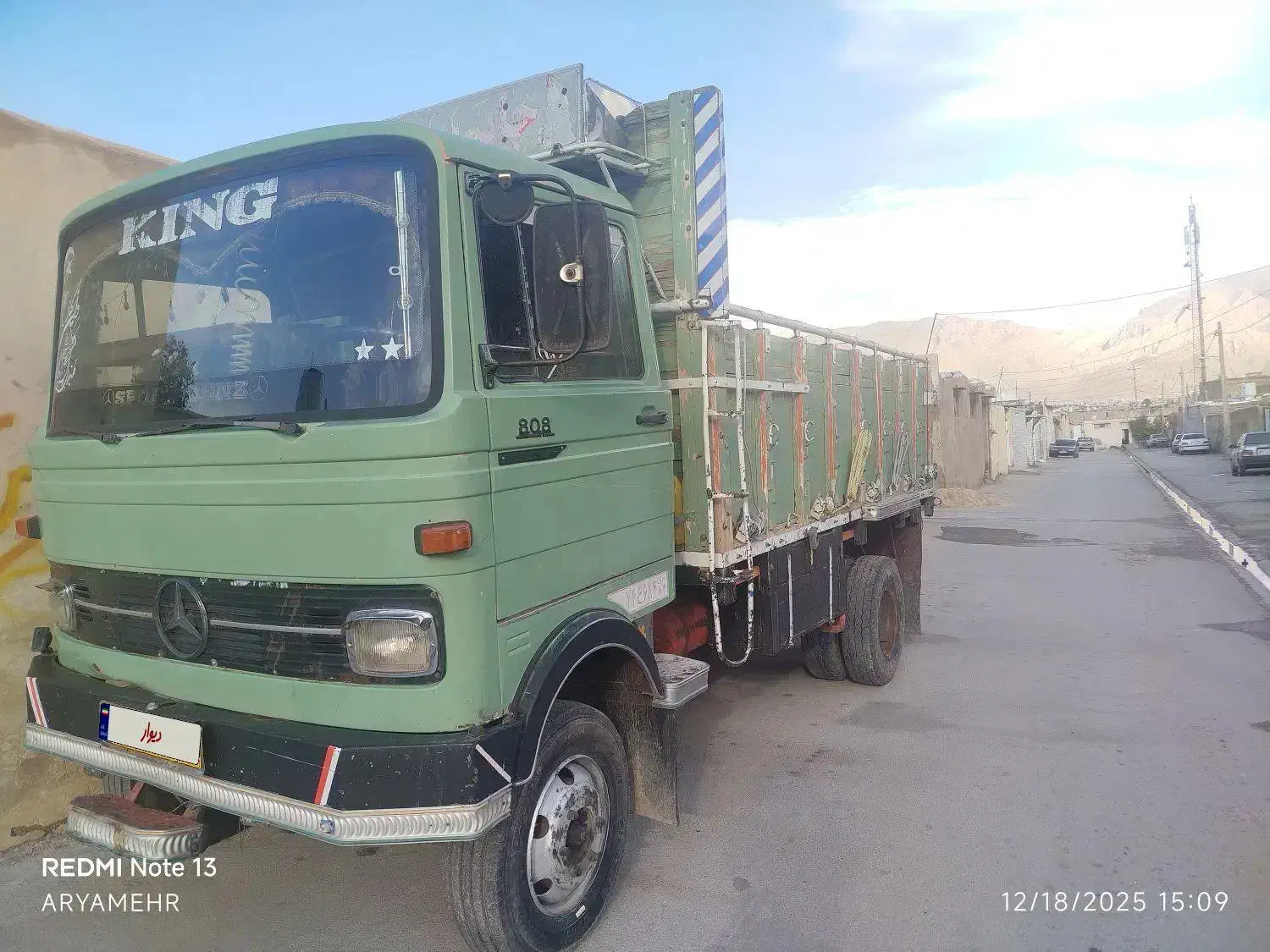 خاور بنز ۸۰۴ مدل ۱۳۷۸|خودرو سنگین|داراب, |دیوار