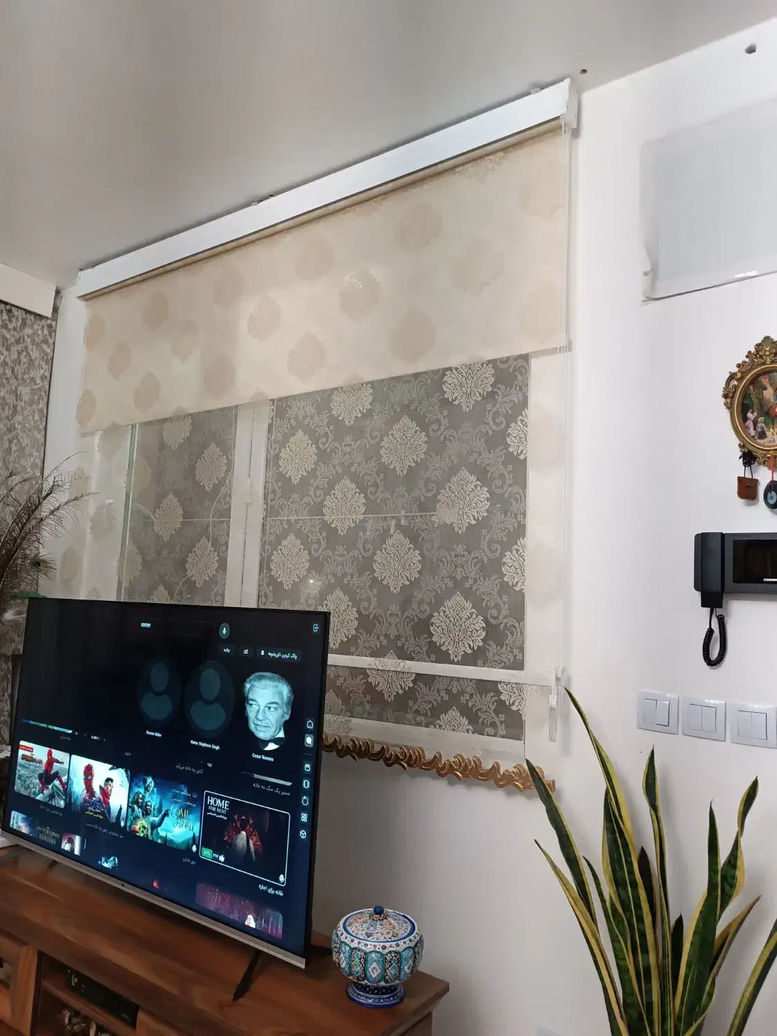 پرده دو مکانیزه|پرده، رانر، رومیزی|میاندوآب, |دیوار