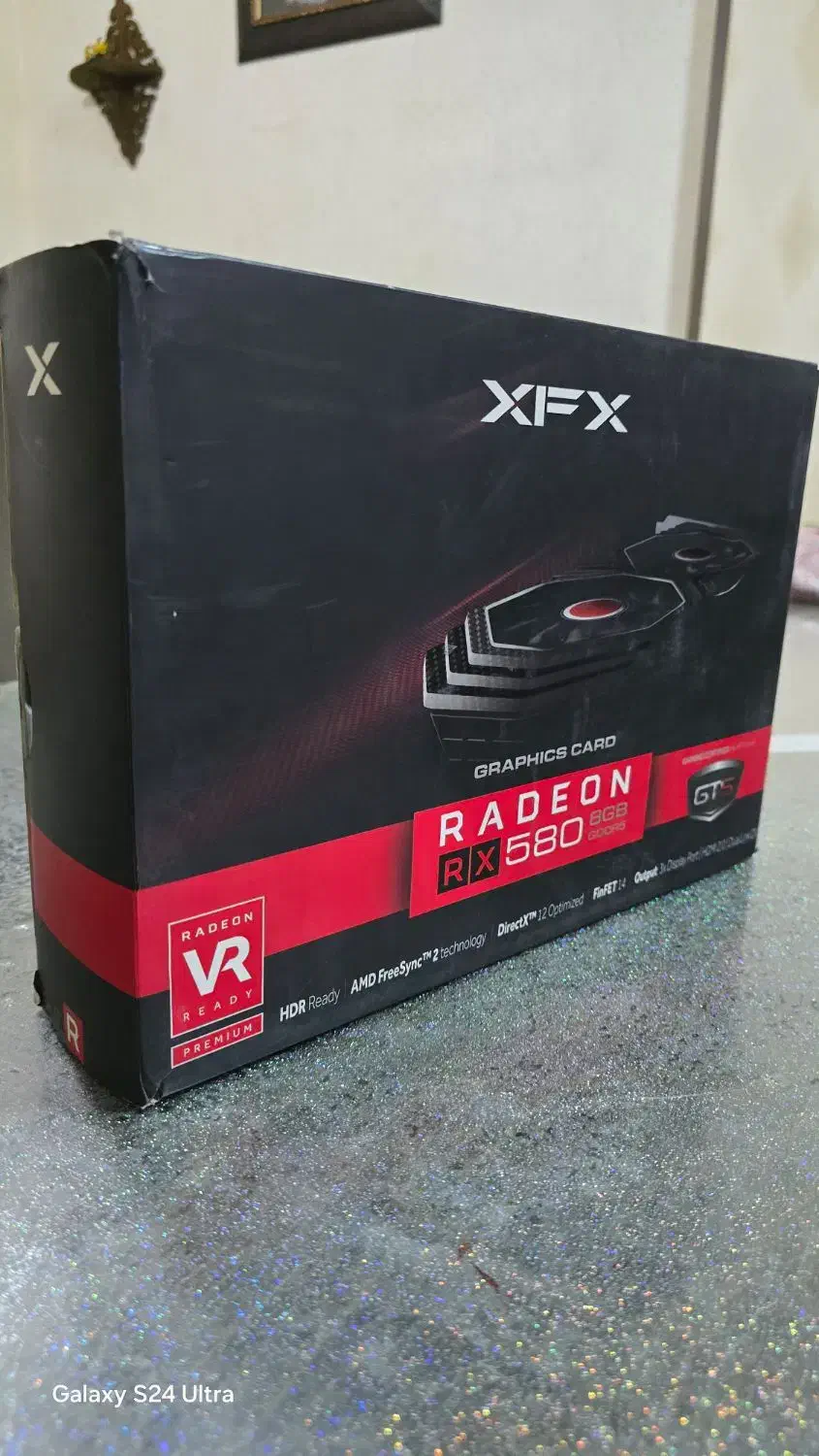 کارت گرافیک XFX-RX580 +نو با گارانتی|قطعات و لوازم جانبی رایانه|رشت, استقامت ۲|دیوار
