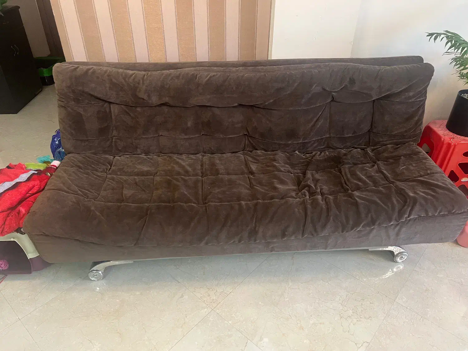 مبل تخت خواب شو کارکرده|مبلمان خانگی و میز عسلی|کیش, |دیوار