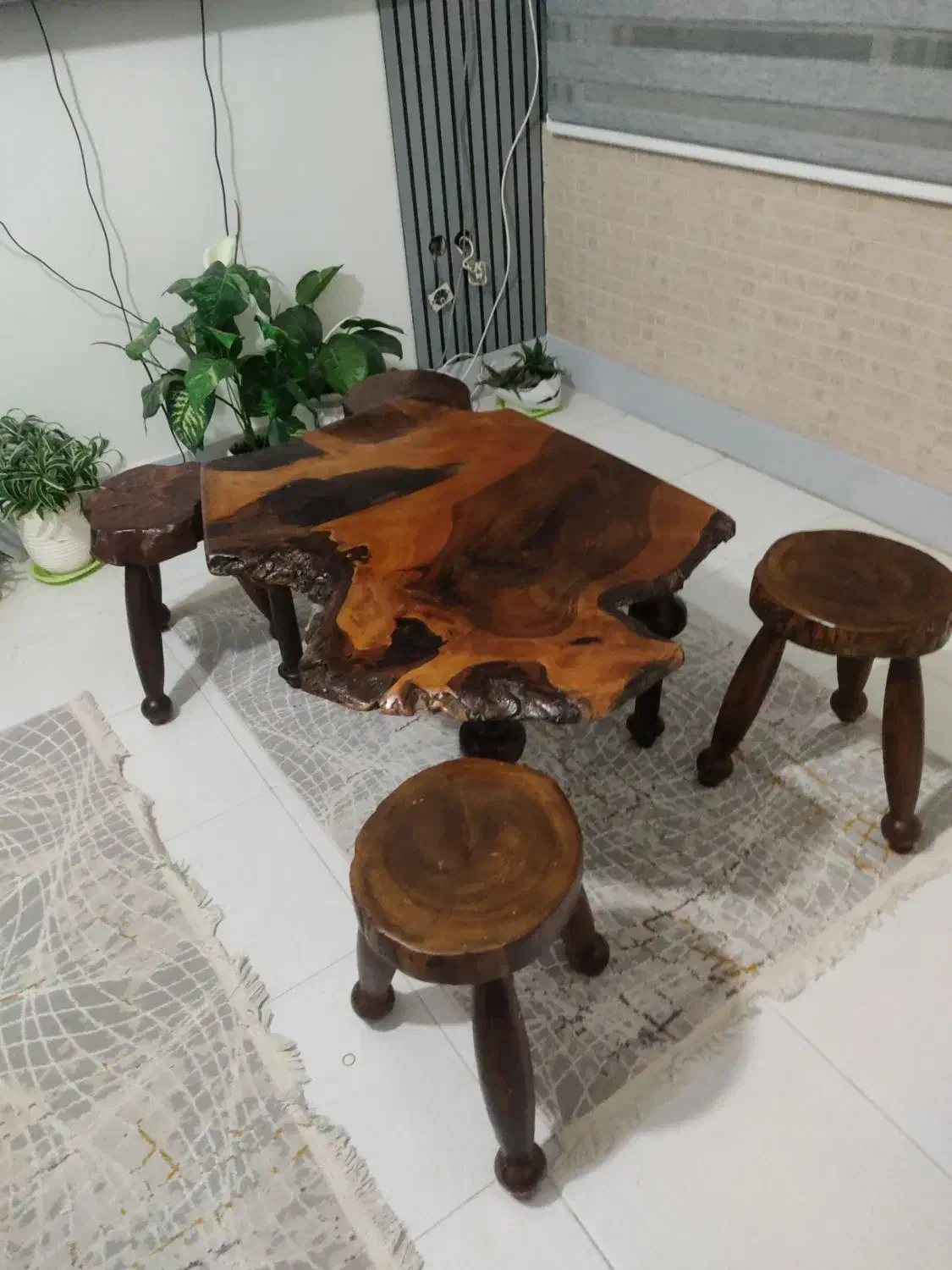 میز غذاخوری روستیک شیک و مدرن|میز و صندلی غذاخوری|اصفهان, رکن الدوله غربی|دیوار