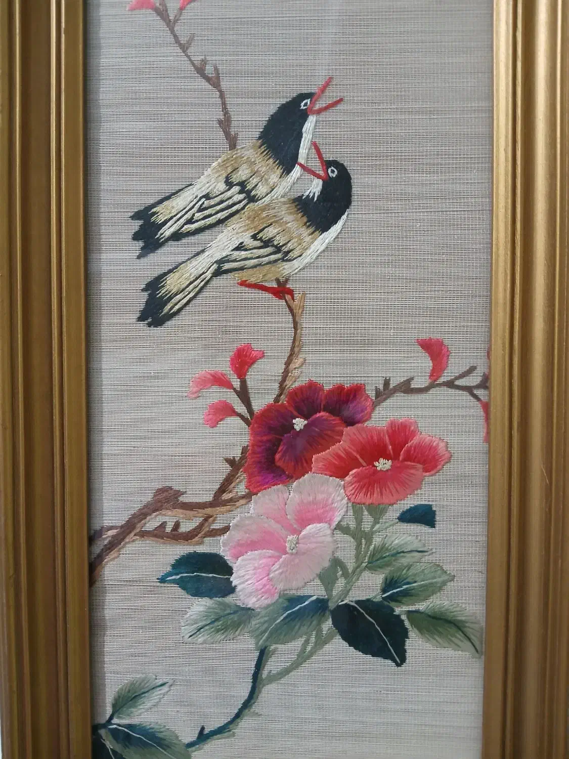 تابلو گلدوزی ابریشم اصل چین|تابلو، نقاشی، عکس|تهران, اختیاریه|دیوار