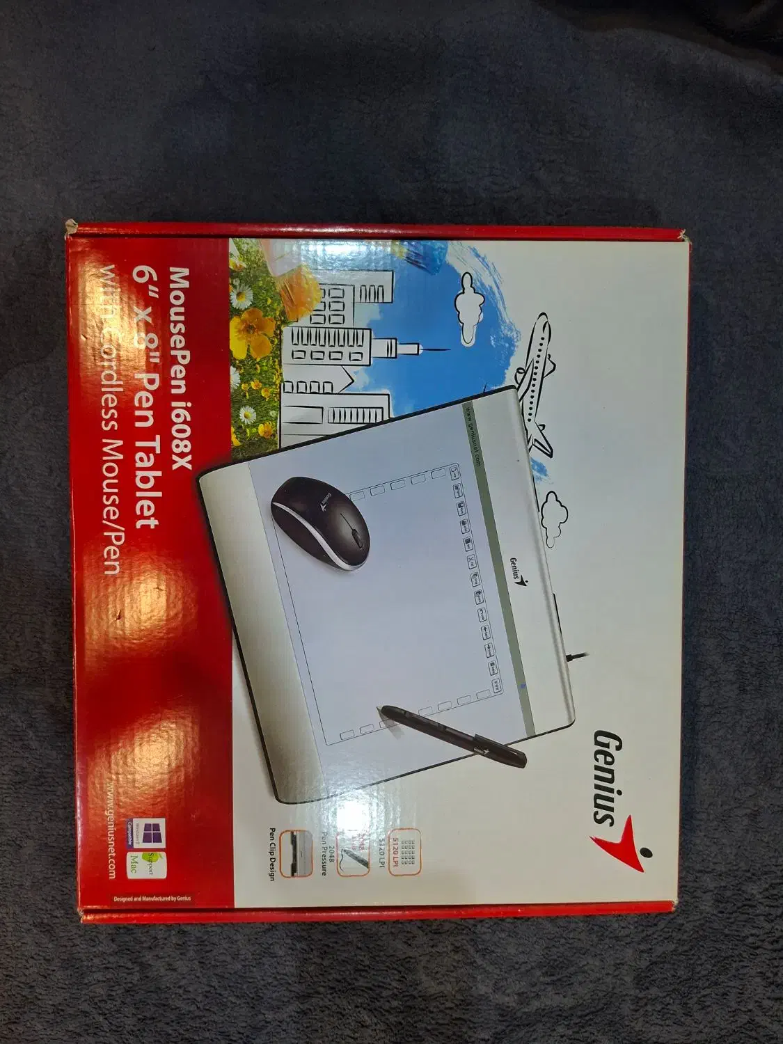 قلم نوری جنیوس مدل i608x|قطعات و لوازم جانبی رایانه|رشت, کوی امام رضا|دیوار