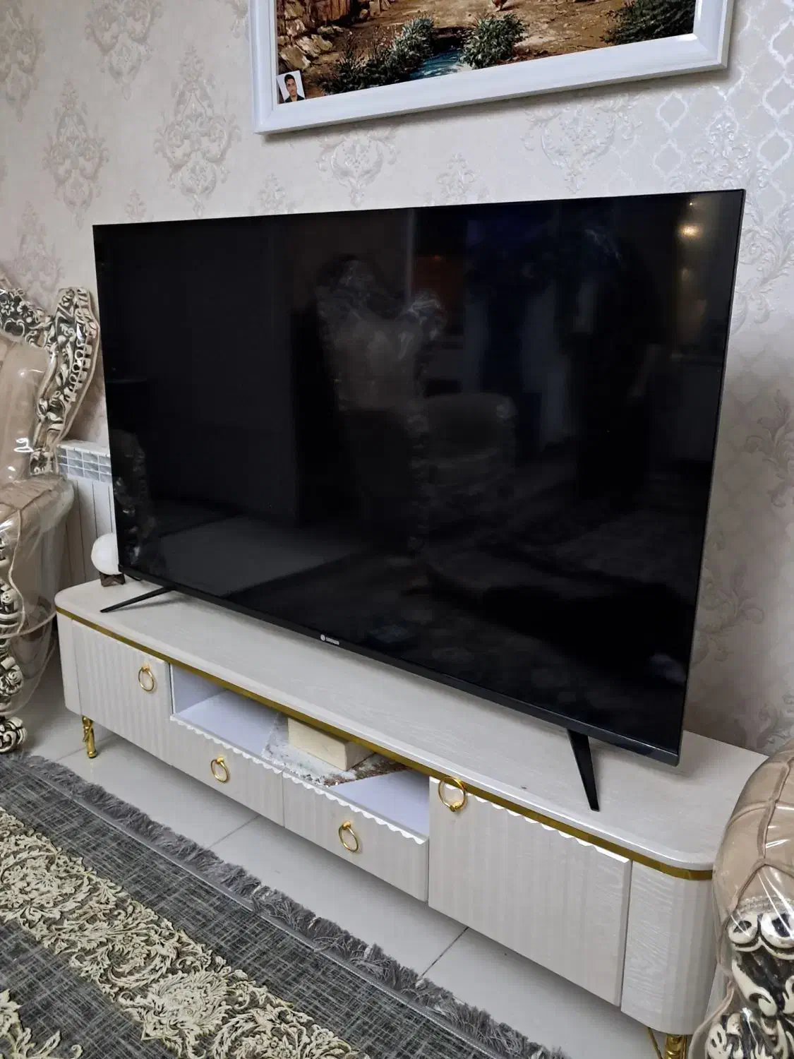 تلویزیون ۶۵ اینچ اسنوا|تلویزیون و پروژکتور|هشتگرد, فاز ۷ مهستان|دیوار