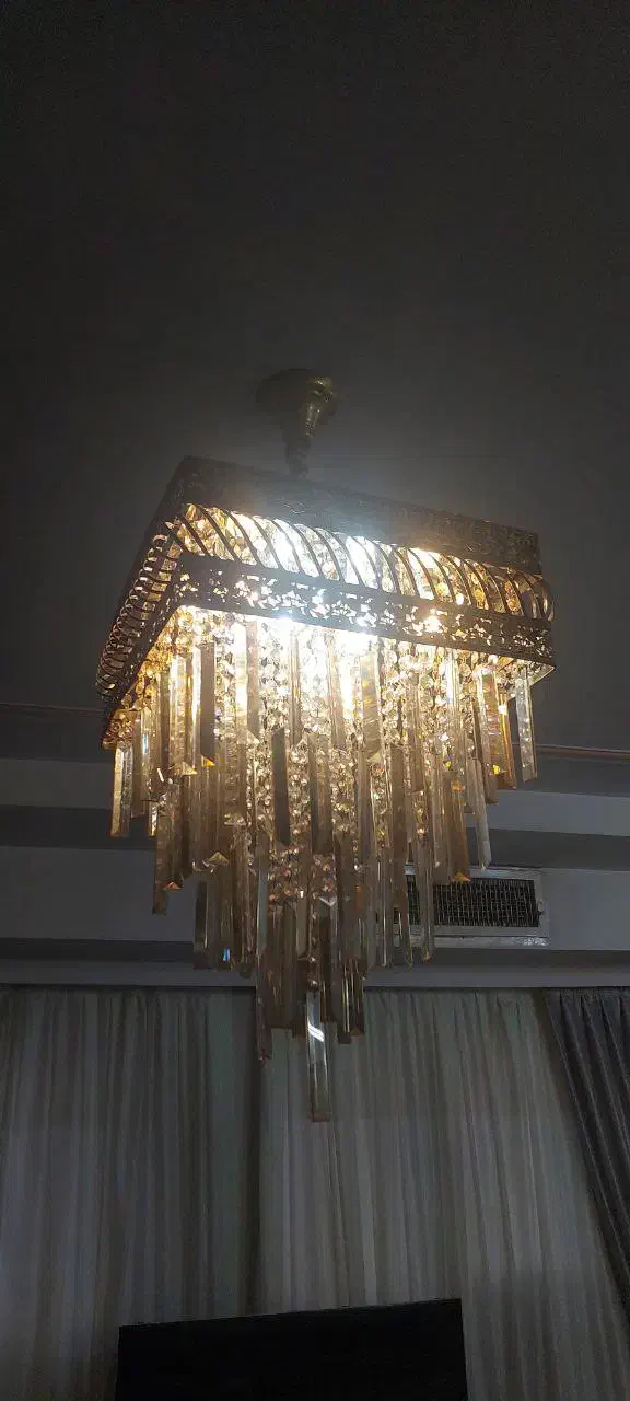 لوستر کریستالی|لوستر و چراغ آویز|تهران, امیر بهادر|دیوار