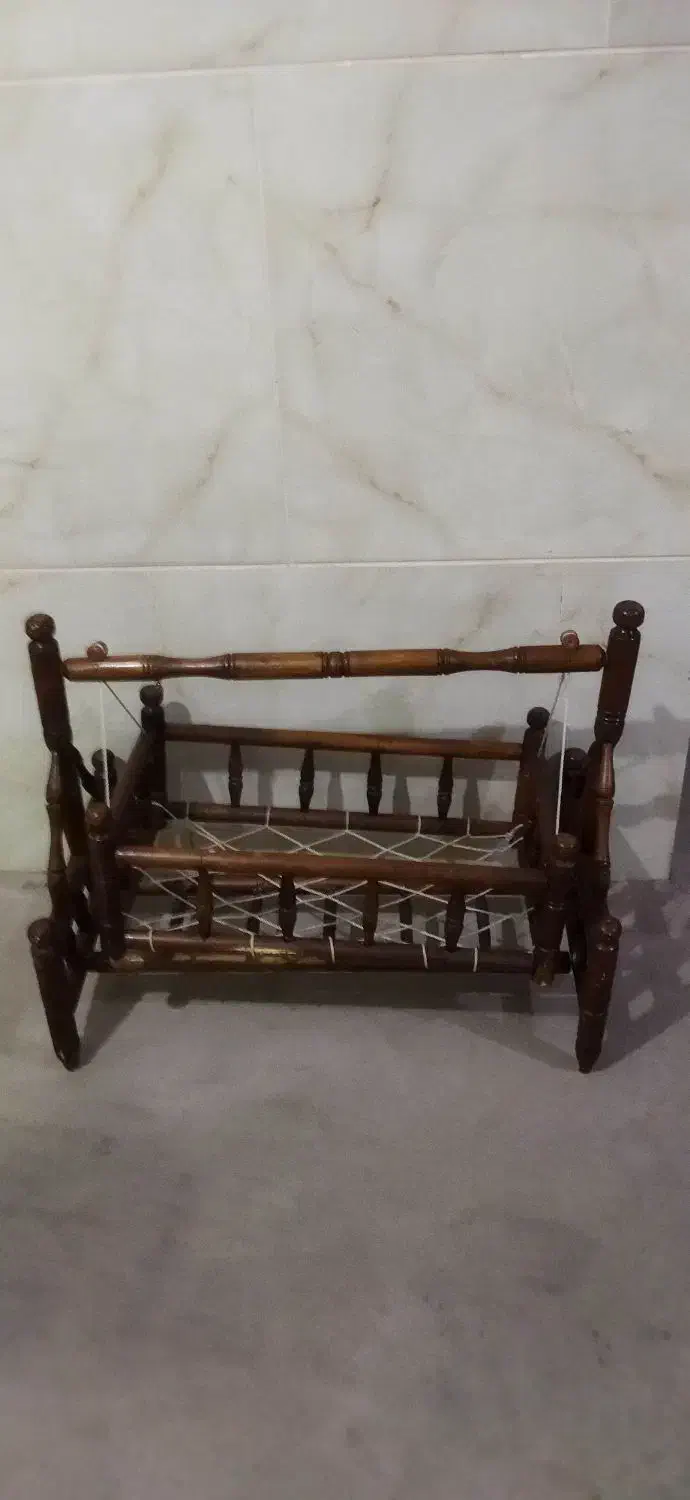 گهواره چوبی|تخت و سرویس خواب|الوند, |دیوار