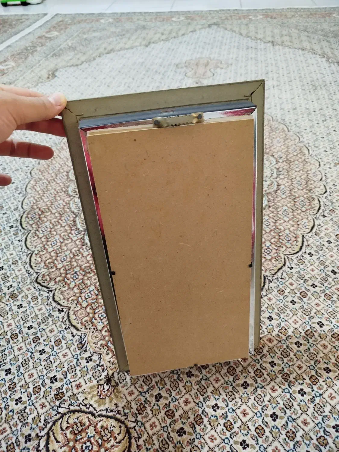 قاب گل طلایی پروانه|تابلو، نقاشی، عکس|بهارستان, |دیوار