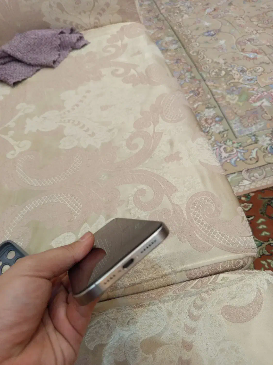 آیفون 15پرومکس 256|موبایل|ری, سرتخت|دیوار