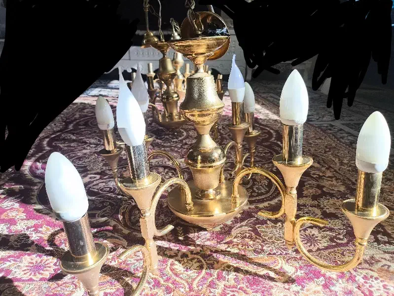 سه عدد لوستر سالم|لوستر و چراغ آویز|کرمان, |دیوار