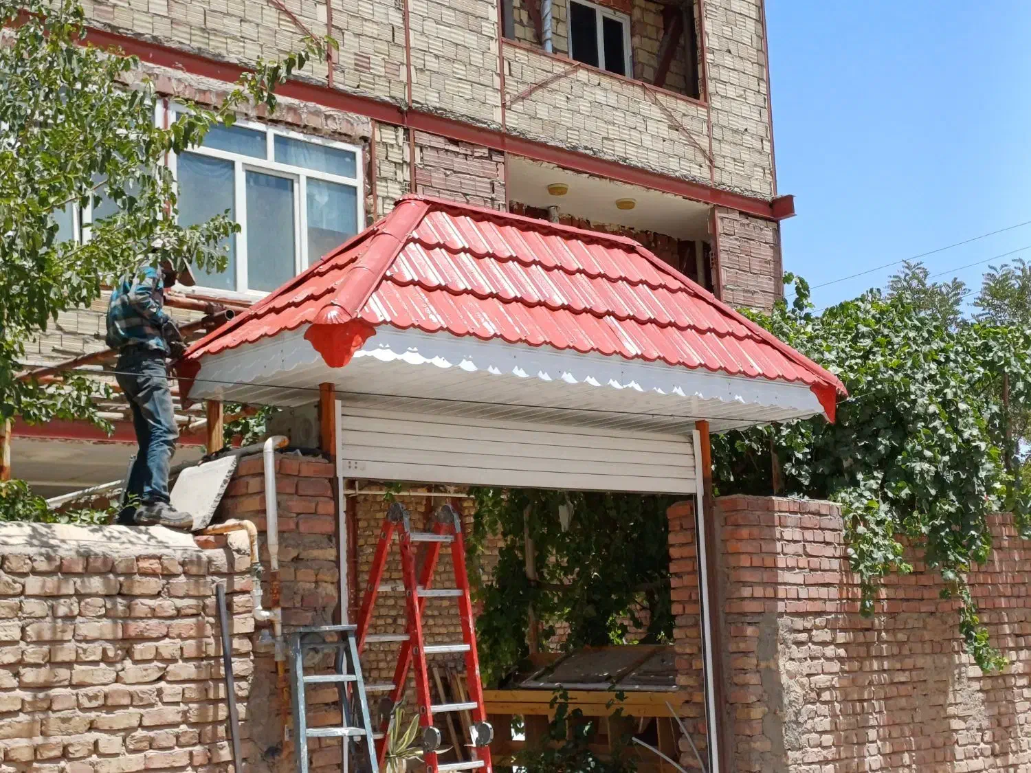 سایبان بدون پایه|خدمات پیشه و مهارت|کرمان, |دیوار