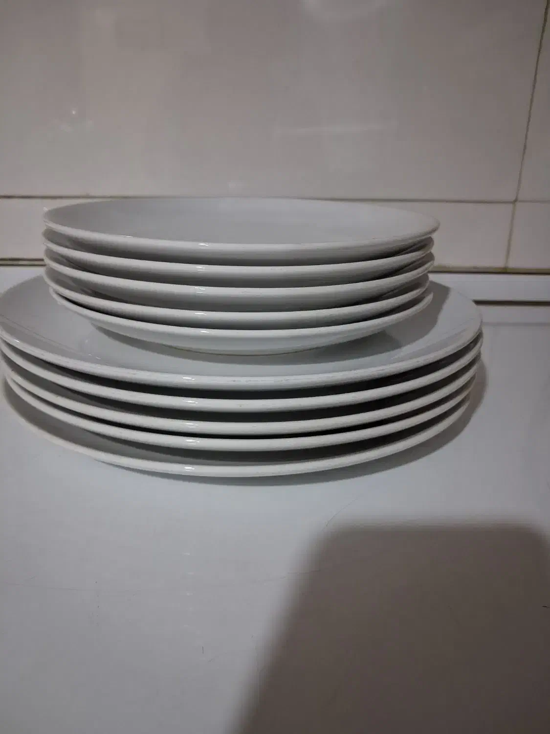 بشقاب سفید ساده|ظروف سرو و پذیرایی|آبادان, |دیوار