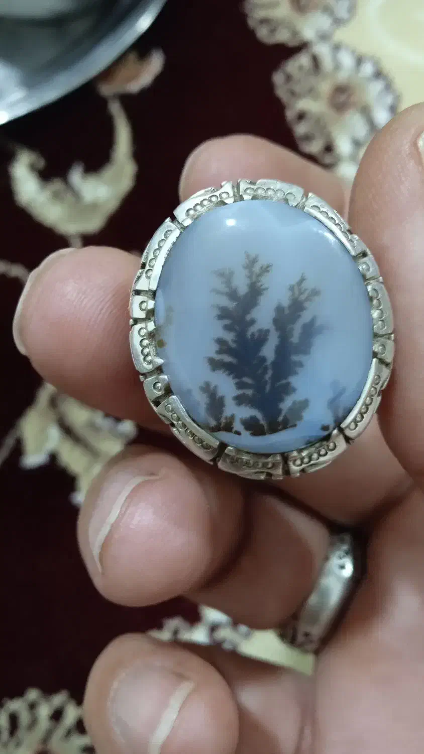 انگشتر نقره شجر|جواهرات|سنندج, |دیوار