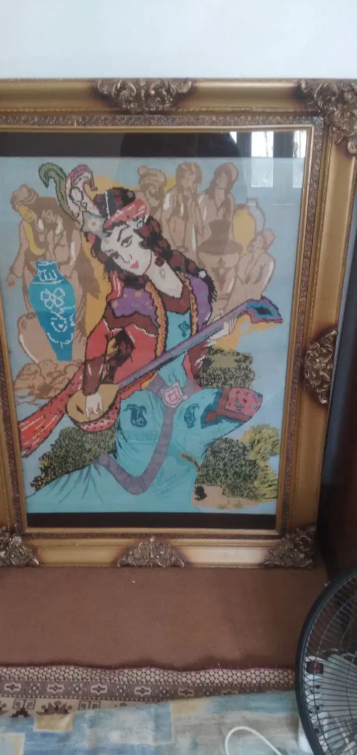 تابلو زینتی بسیار زیبا|تابلو فرش|گنبد کاووس, |دیوار