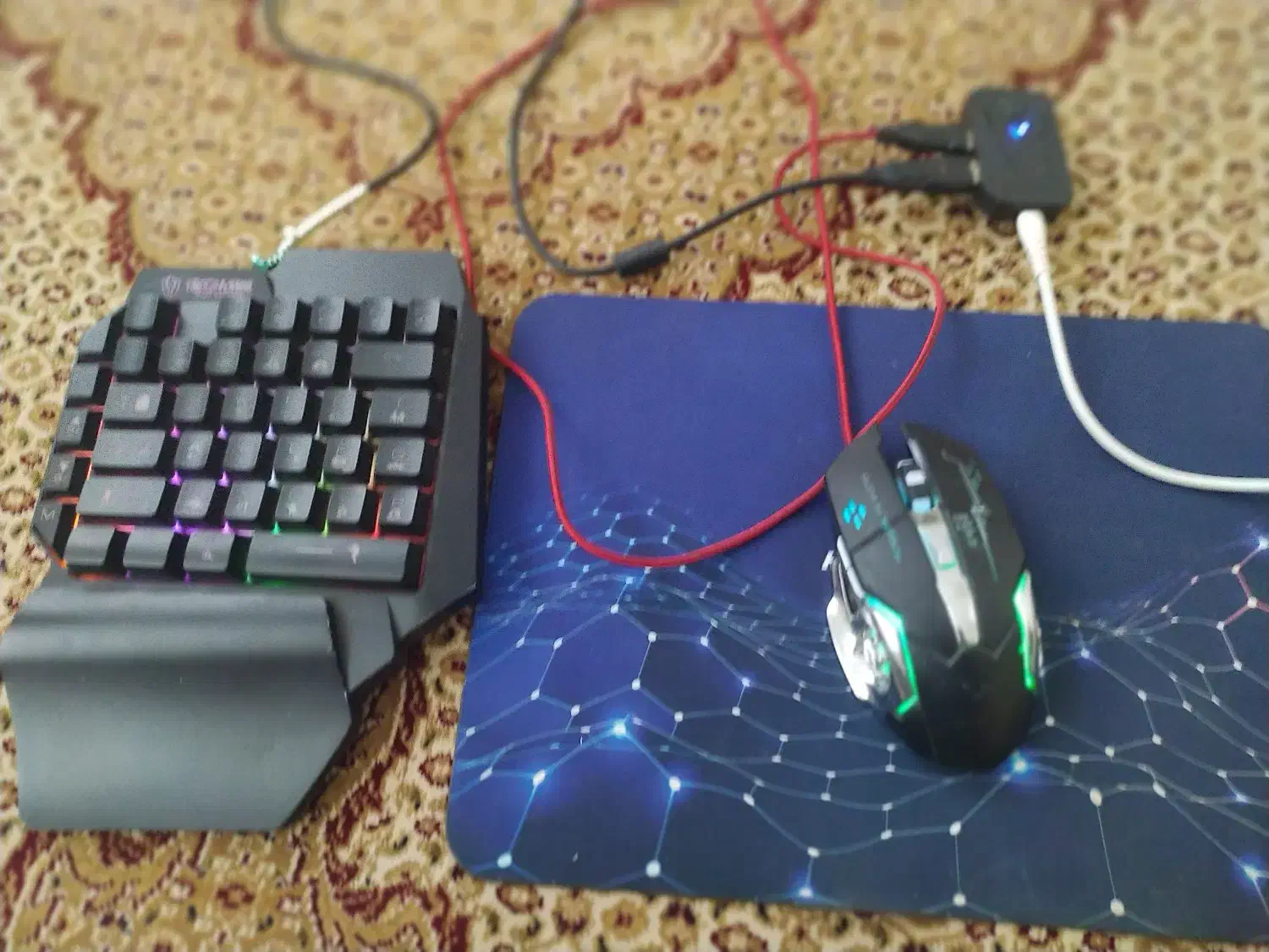 موس کیبورد همراه مبدل بولوتوثی برای موبایل|قطعات و لوازم جانبی رایانه|خوی, |دیوار