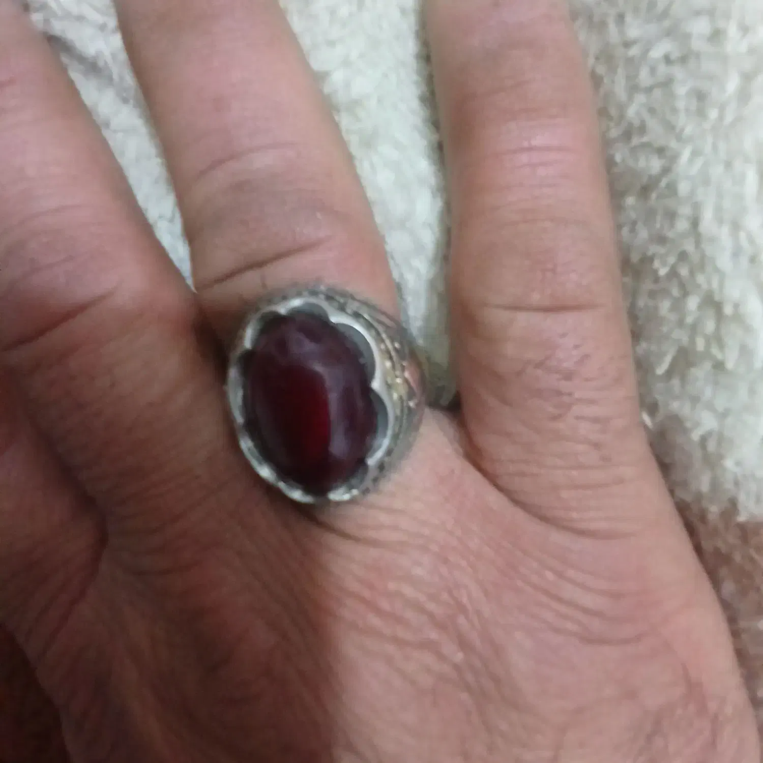 انگشتر مردانه نقره|جواهرات|شیراز, زرهی|دیوار