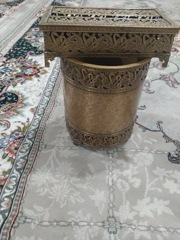 جا دستمال کاغذی و سطلش|صنایع دستی و سایر لوازم تزئینی|محمدیه-قزوین, |دیوار