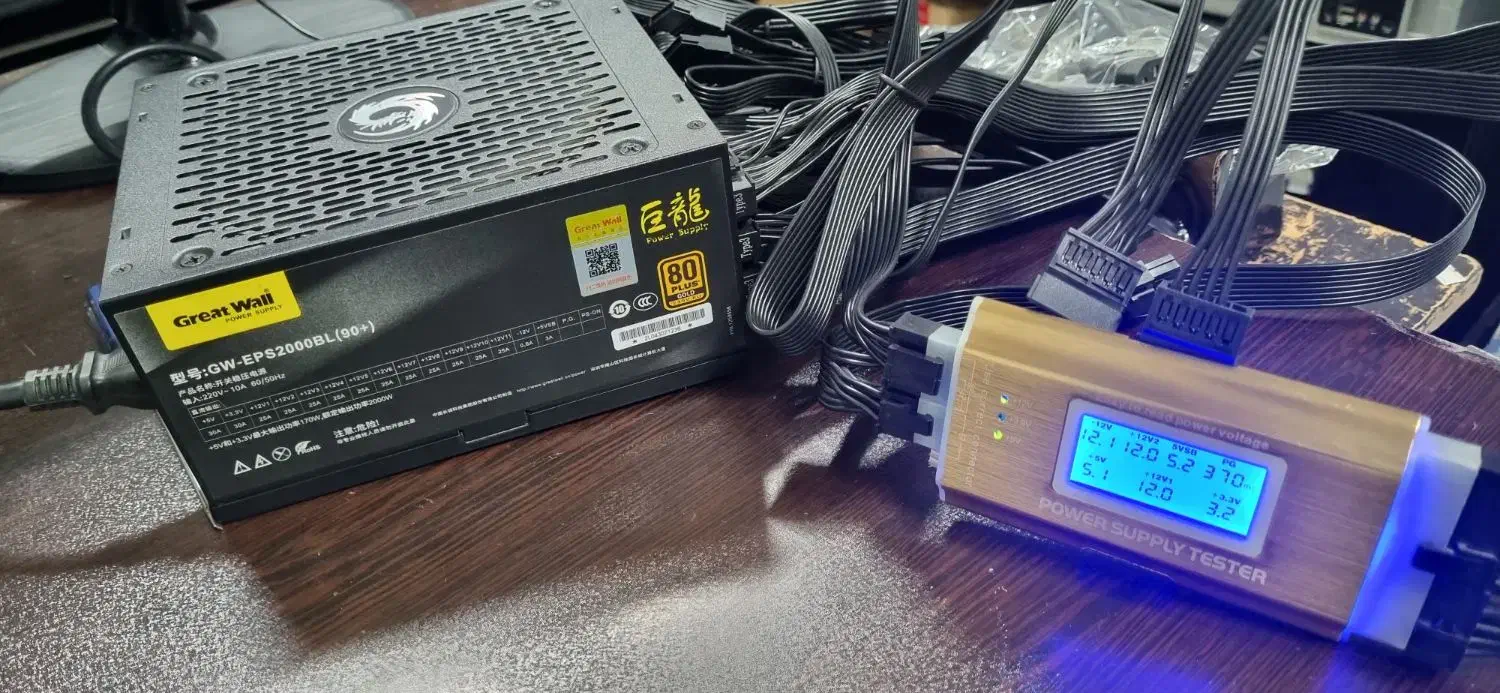 پاور فول ماژولار ۲۰۰۰ وات با کابل کامل|قطعات و لوازم جانبی رایانه|رشت, حمیدیان|دیوار