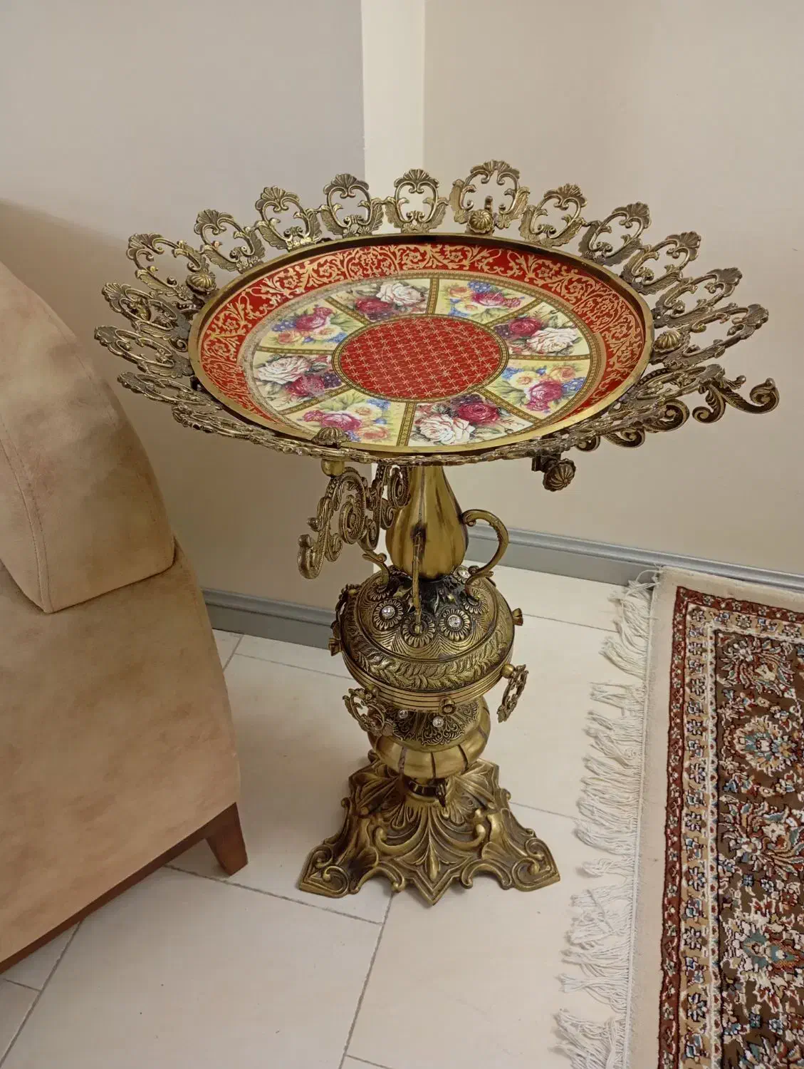 میوه خوری کنار سالنی برنجی|ظروف سرو و پذیرایی|پردیس, فاز ۸|دیوار