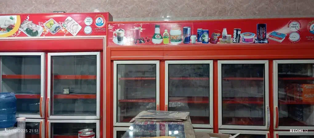 فریزر چهار درب و یخچال هشت درب سوپر مارکتی سالم|یخچال و فریزر|قشم, |دیوار