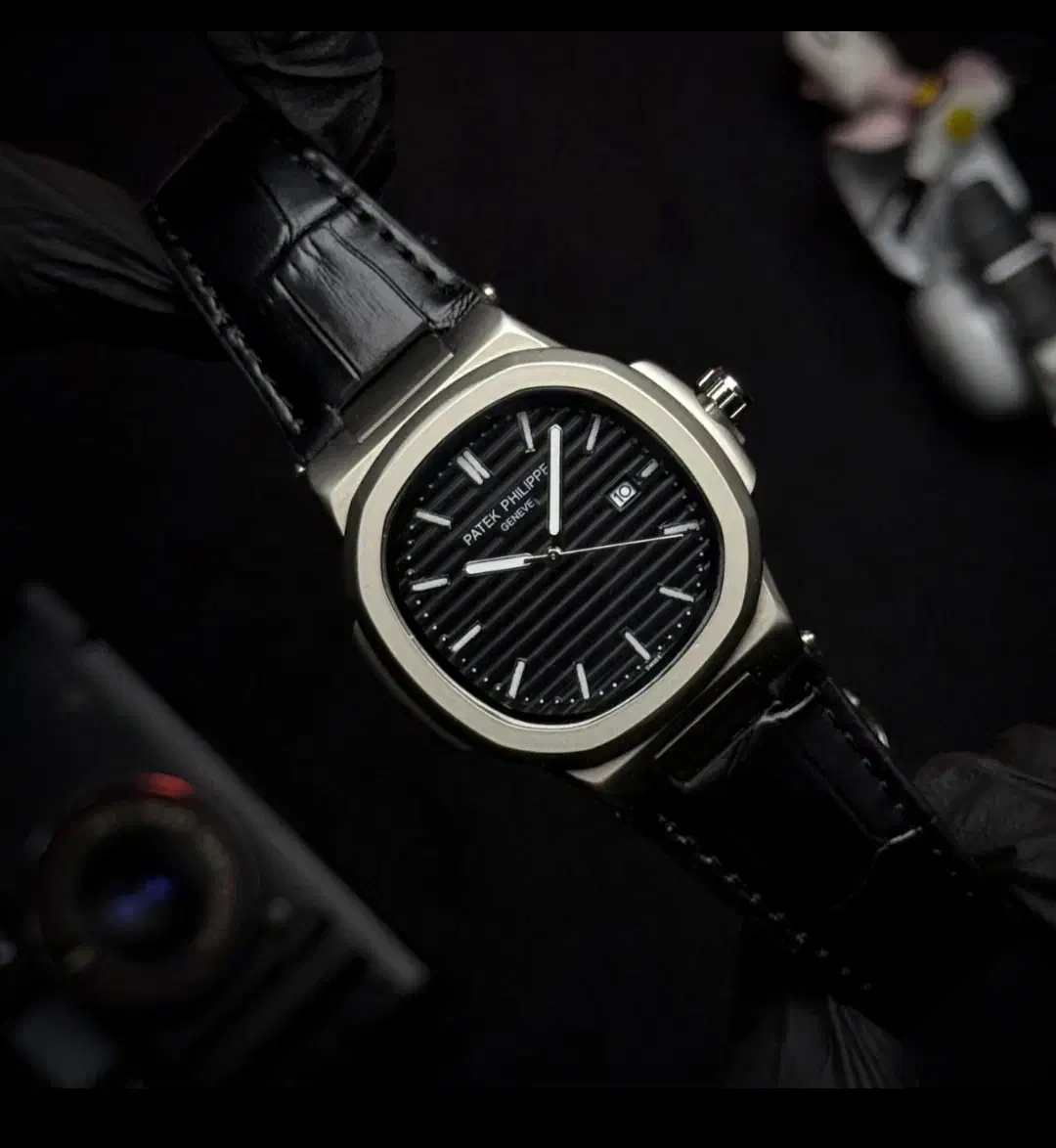 پتک فلیپ ناتیلوس بند چرم همراه با باکس|ساعت|تبریز, |دیوار