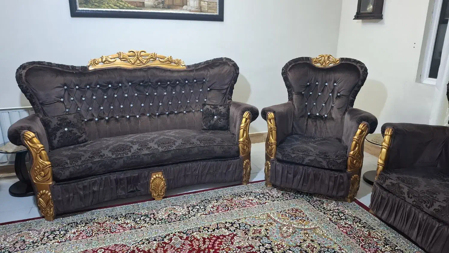 مبل استیل 7نفره|مبلمان خانگی و میز عسلی|بروجرد, |دیوار