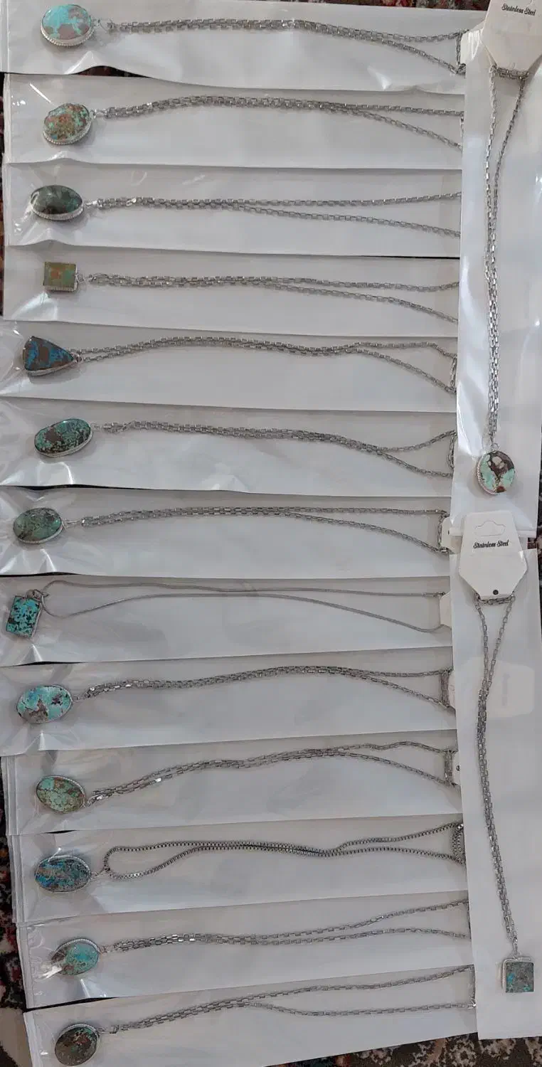 زنجیر و پلاک فیروزه و عقیق|جواهرات|مشهد, فردوسی|دیوار