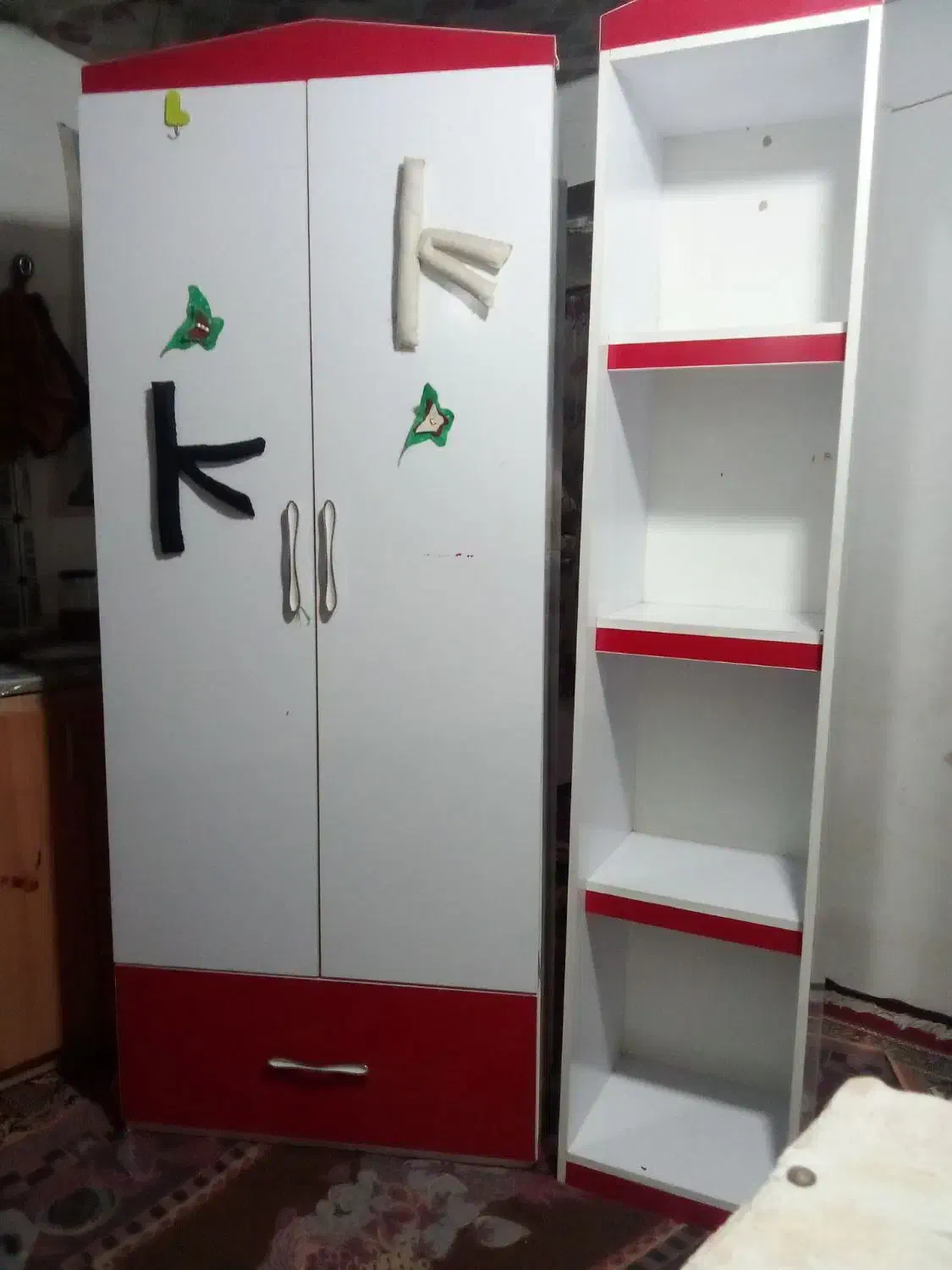 یک دست کمدبچگانه|جاکفشی، کمد، دراور|تربت‌حیدریه, شهید بهشتی|دیوار