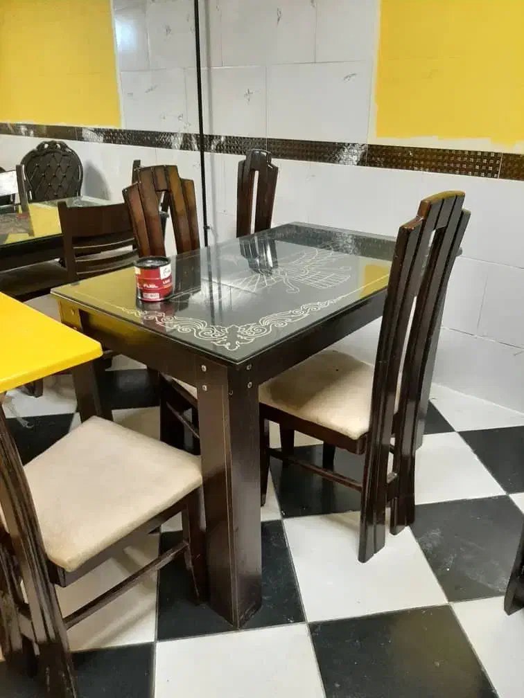 فروش میز و صندلی کارکرده|کافیشاپ و رستوران|رشت, منظریه|دیوار